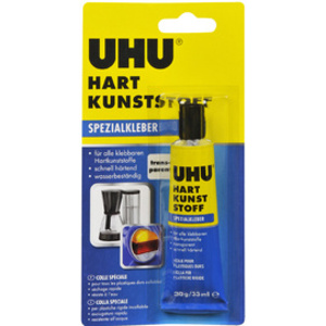 UHU colle spéciale' HART KUNSTSTOFF', plastique dur, 30 g