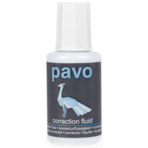 pavo Correcteur liquide, blanc, contenu: 20 ml