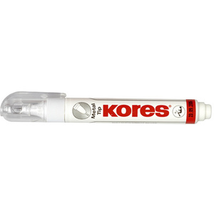 Kores Stylo correcteur 'Metal Tip', blanc, contenu: 10 g