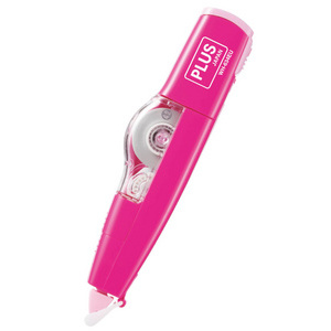 PLUS JAPAN Rouleau correcteur rechargeable 'MR', rose