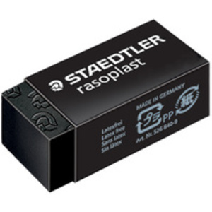 STAEDTLER Gomme plastique rasoplast B40, noir