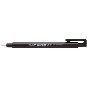 TOMBOW Stylo-gomme 'MONO zero', pointe ronde, noir