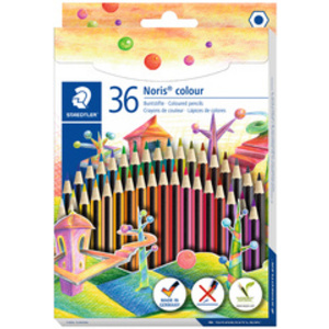 STAEDTLER Crayon de couleur Noris Colour, étui carton de 6