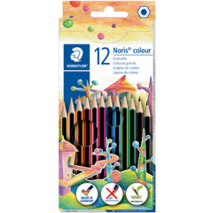 STAEDTLER Crayon de couleur Noris Colour, étui carton de 6