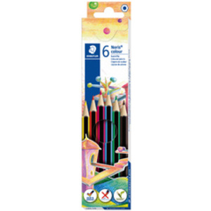 STAEDTLER Crayon de couleur Noris Colour, étui carton de 6