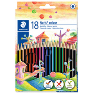 STAEDTLER Crayon de couleur Noris Colour, étui carton de 6