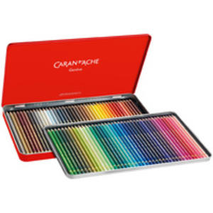 CARAN D'ACHE Crayons de couleur PABLO, étui métal de 80