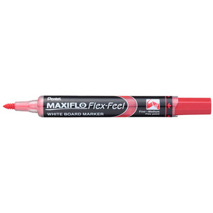 MARQUEUR TABLEAU BLANC.MAXIFLOFLEX FEEL 1-5MM ROUGE