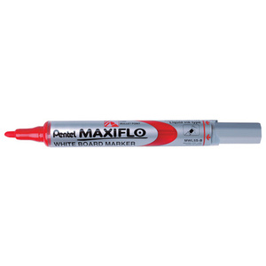 Pentel Marqueur pour tableau blanc MAXIFLO MWL5S, rouge