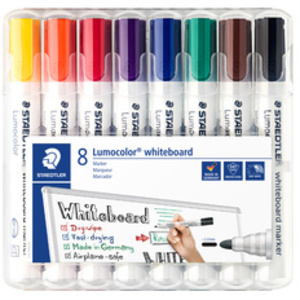 STAEDTLER Marqueur tableau blanc 351 Lumocolor, étui de 6