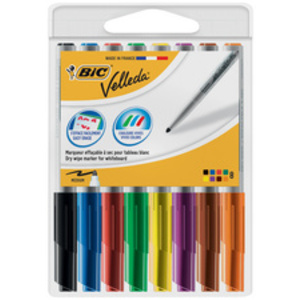 BIC Marqueur pour tableau blanc Velleda 1741, pointe ogive,