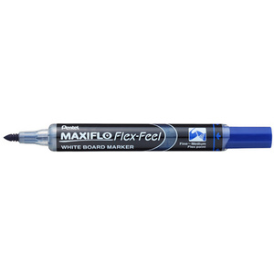 Pentel Marqueur pour tableau blanc MAXIFLO Flex-Feel, bleu