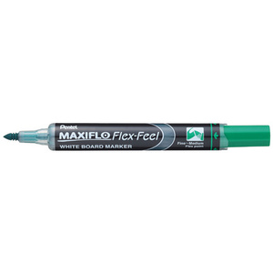 Pentel Marqueur pour tableau blanc MAXIFLO Flex-Feel, vert