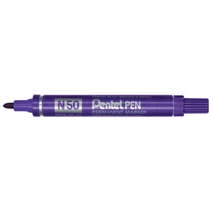 Pentel Marqueur permanent N50, pointe ogive, violet