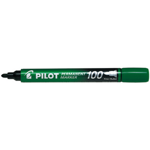 PILOT Marqueur permanent 100, pointe ogive, vert