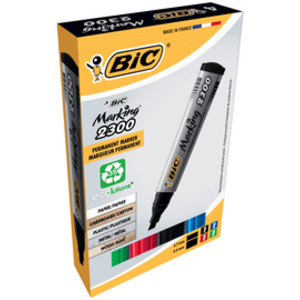 BIC Marqueur permanent 2300 Ecolutions, pointe biseautée,