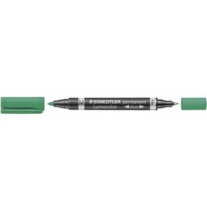 STAEDTLER Marqueur permanent 348 Lumocolor duo, vert