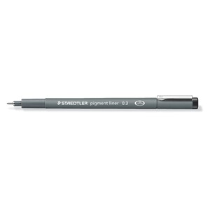 STAEDTLER Feutre à pigment, largeur du tracé: 0,3 mm, noir