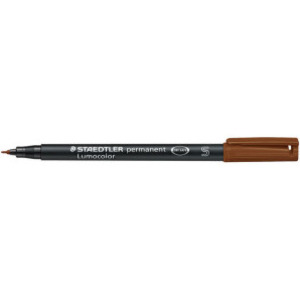 STAEDTLER Marqueur permanent 313S Lumocolor, marron