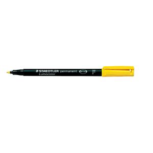 STAEDTLER Marqueur permanent 318F Lumocolor, jaune