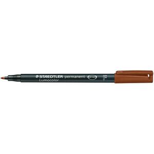 STAEDTLER Marqueur permanent 318F Lumocolor, marron