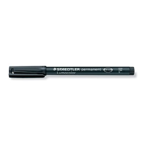 STAEDTLER Marqueur permanent 318F Lumocolor, noir