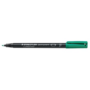 STAEDTLER Marqueur permanent 318F Lumocolor, vert