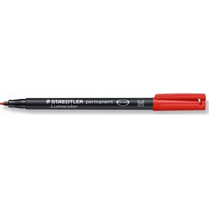 STAEDTLER Marqueur permanent 317M Lumocolor, rouge