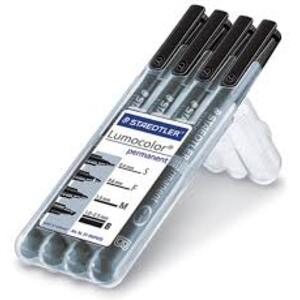 STAEDTLER Lumocolor Marqueur permanent 313S/318F/317M/314B