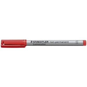 STAEDTLER Marqueur non permanent 311S Lumocolor, rouge