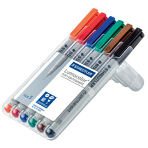 STAEDTLER Marqueur non permanent 311S Lumocolor, étui de 6