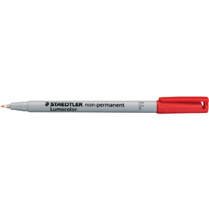 STAEDTLER Marqueur non permanent 316F Lumocolor, rouge