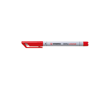 STABILO Feutre pour films OHPen universal, soluble, rouge