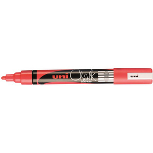 uni-ball Marqueur craie Chalk marker PWE5M, rouge