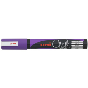 uni-ball Marqueur craie Chalk marker PWE5M, violet