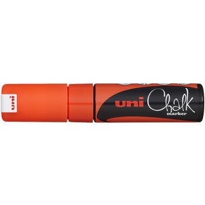 uni-ball Marqueur craie Chalk marker PWE8K, orange fluo