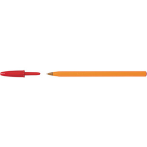 BIC Stylo à bille orange, rouge