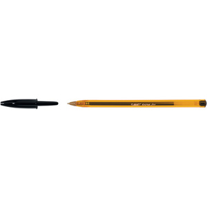 BIC Stylo à bille Cristal Fine, noir