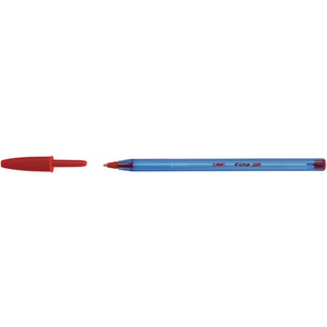 BIC Stylo à bille Cristal Soft, rouge