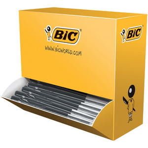 BIC Stylo à bille rétractable M10 clic, VALUE PACK, noir