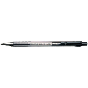 PILOT Stylo à bille rétractable BPS-Matic Fine, noir