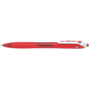 PILOT Stylo à bille RexGrip Begreen, rétractable, rouge