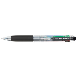 TOMBOW Stylo à bille Reporter4, transparent