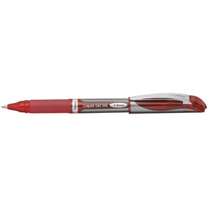 Pentel Stylo roller à encre gel EnerGel BL60, rouge