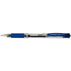 uni-ball Stylo roller encre gel SIGNO broad UM153C, bleu