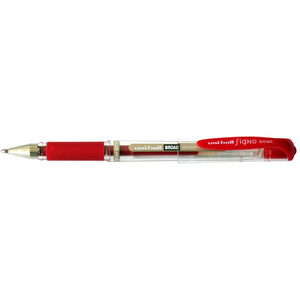 uni-ball Stylo roller encre gel SIGNO broad UM153C, rouge