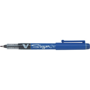 PILOT Stylo feutre V Sign Pen, bleu