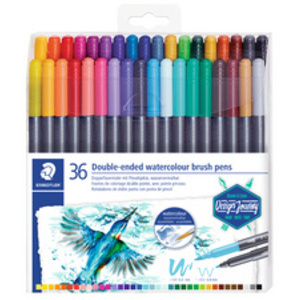 STAEDTLER Feutre double pointe Design Journey, étui de 36