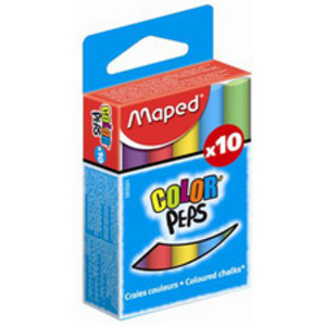 Maped Craie pour tableau COLOR'PEPS, rond, assorti