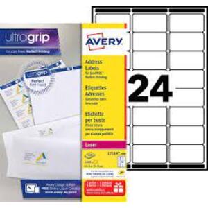 AVERY Etiquette d'adresse, 63,5 x 33,9 mm, blanc